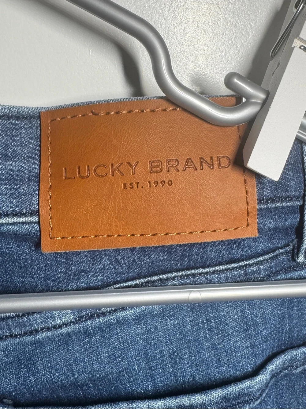 Lucky Brand Dark Blue High-Rise Skinny Jeans